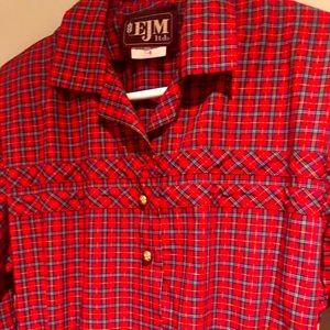 Long checkered dress